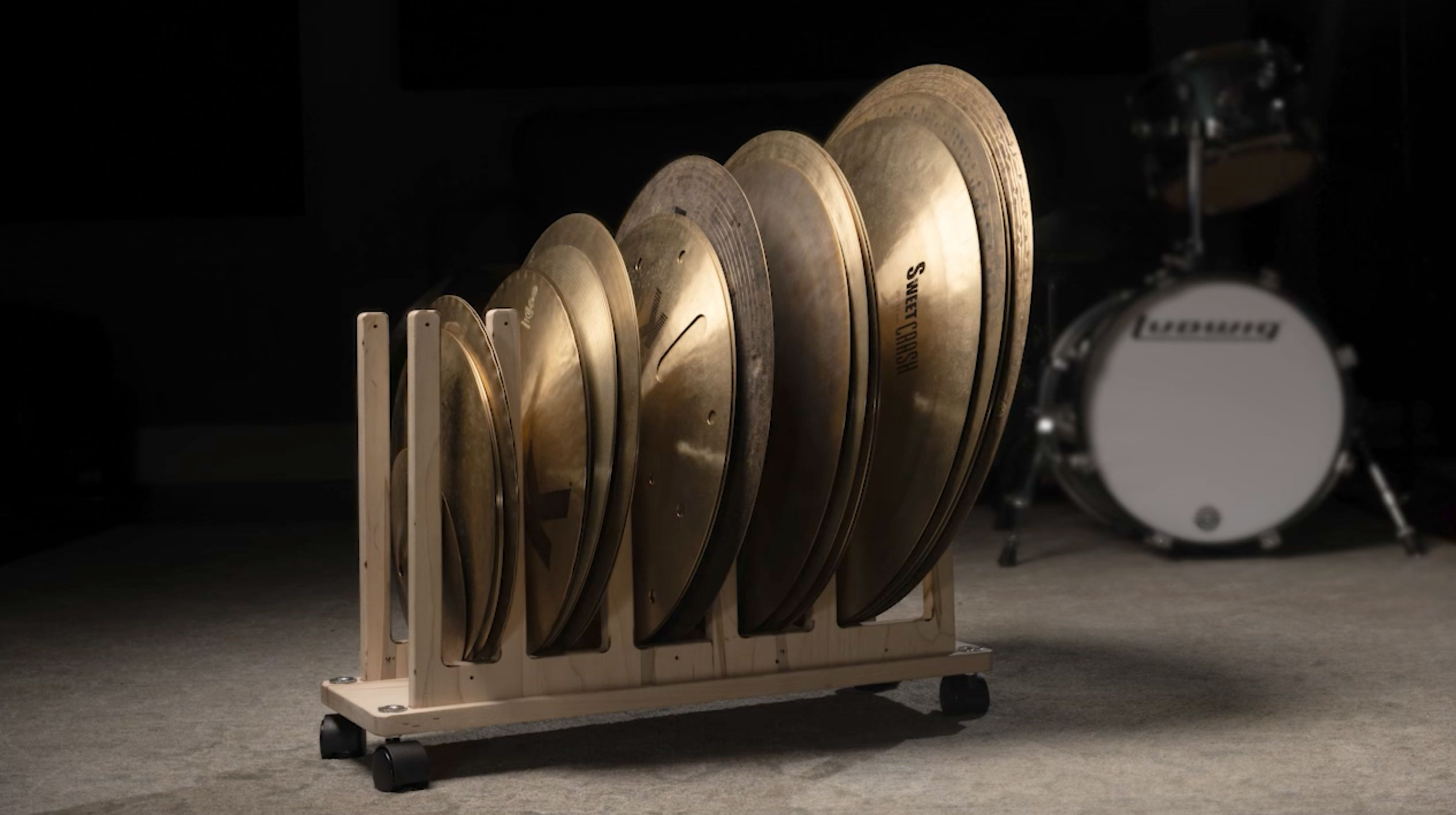 The Rack - N - Roll TM Cymbal Cart